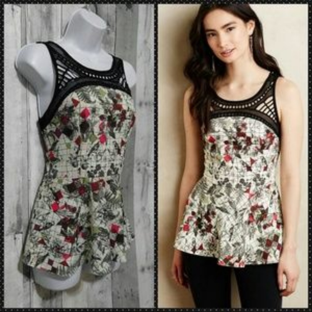 Anthropologie Ranna Gill Tank Top! Gorgeous! S.